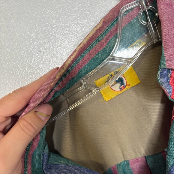 Duck Head Vintage Striped Button-Down Shirt Men’s Large Made in USA - Picture 7 of 7